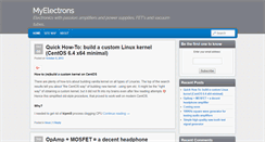 Desktop Screenshot of myelectrons.com